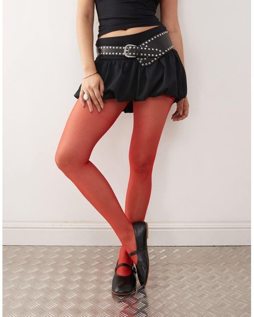 Reclaimed (vintage) Red – strumpfhose