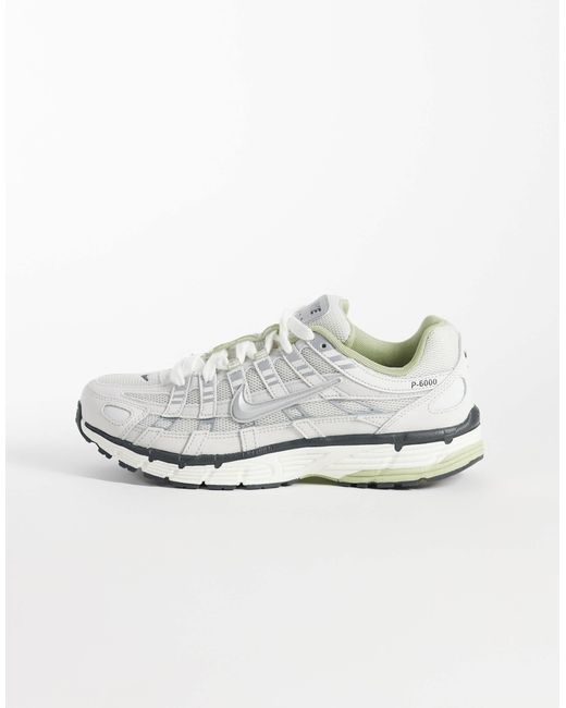 P-6000 - baskets - et vert clair Nike pour homme en coloris White