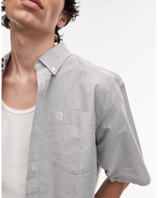 Braxton di Carhartt in Gray da Uomo