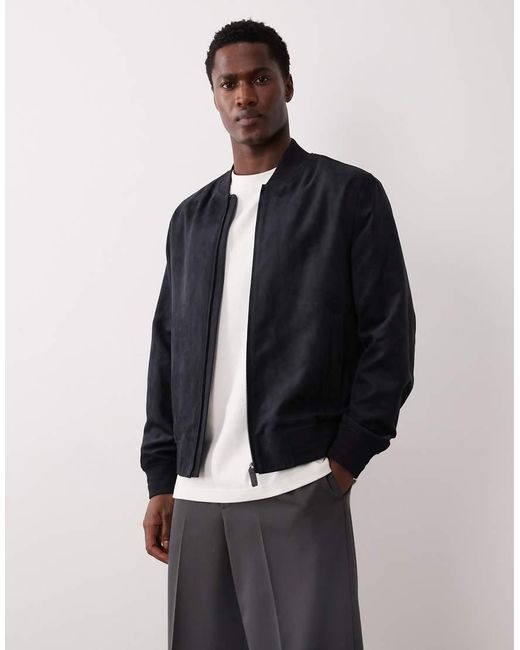 Giacca Bomber di Mango in Blue da Uomo