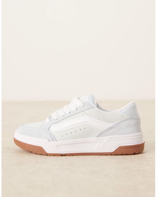 Vans White Hylane Suede Trainers