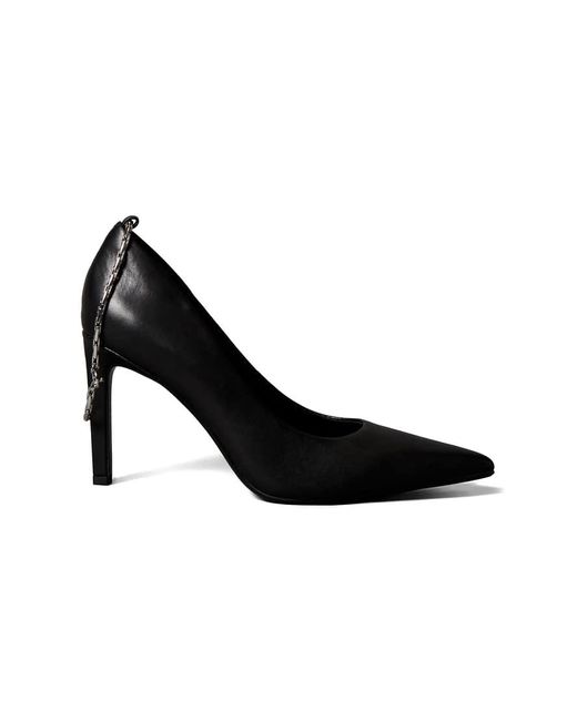 Calvin Klein Black Stiletto High Heel With Pointed Toe