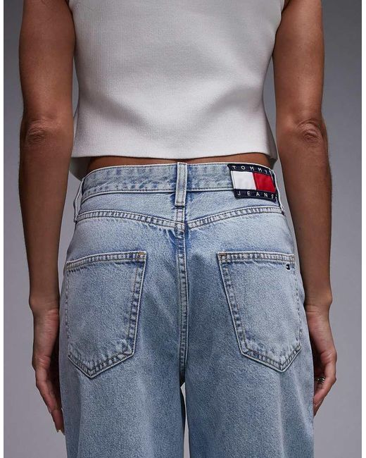 Tommy Hilfiger Blue Layla High Rise Slim Straight Leg Jeans