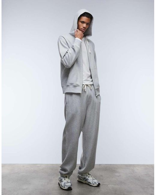 ARKET Gray Cotton Rich Co-Ord Structured Jogger for men