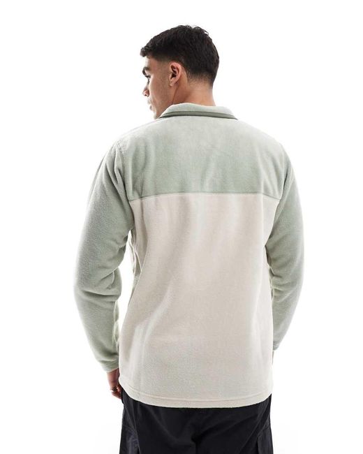 Columbia Gray Steens Mountain Half Snap Ii Outer Layer Polyfleece for men