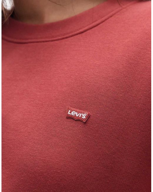 Levi's Red Everyday Sweatshirt With Small Logo