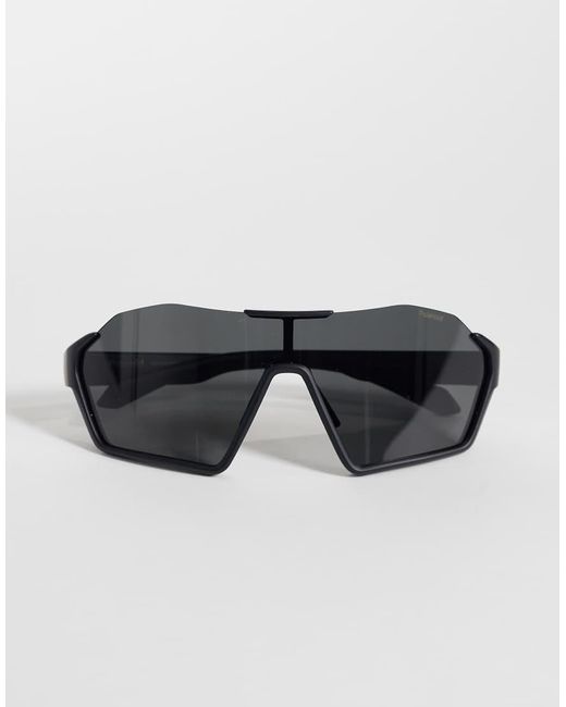 Polaroid Sunglasses Gray Polaroid Mask Sunglasses With Polarized Lenses for men