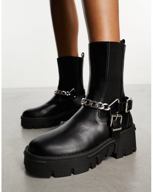 Raid Wide Fit Black – greta – niedrige ankle-boots