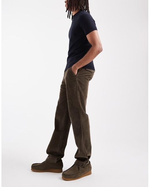 Levi's Black Xx Chino Authentic Relaxed Fit Wide Cord Trousers for men