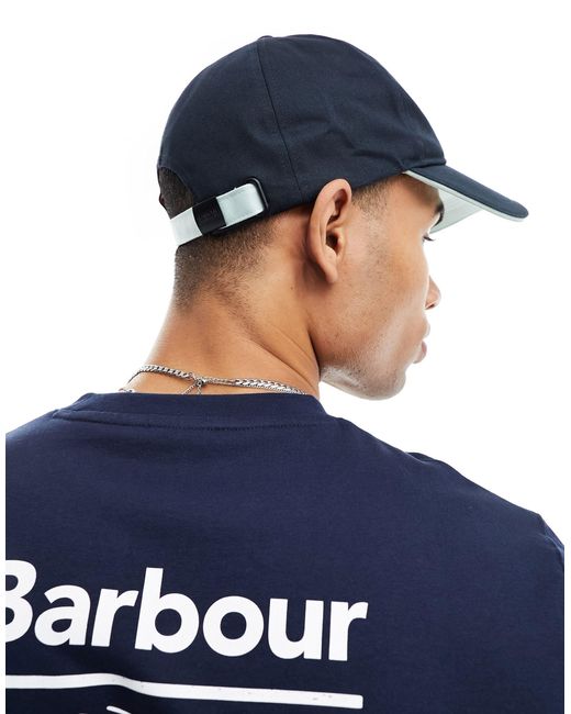 Gorra azul marino con logo jackson Barbour de hombre de color Blue