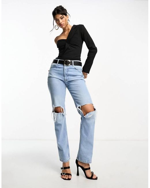 SIMMI Black Simmi Tailored Off Shoulder Body