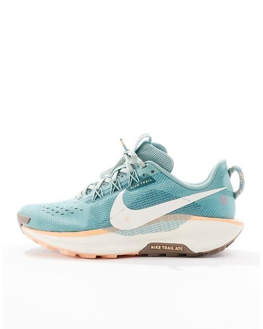 Nike Blue Reactx Pegasus Trail 5 Trainers