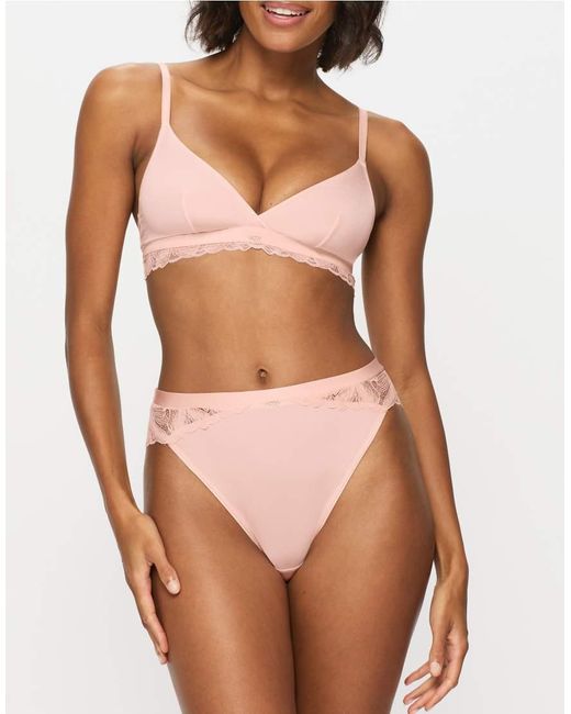 KBX Brown Knickerbox Harper Triangle Bralette