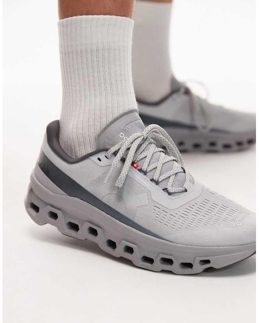 On Shoes White Cloudmster 1 Running Trainers for men