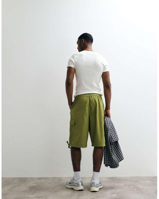 Collusion Green Cargo Jort for men