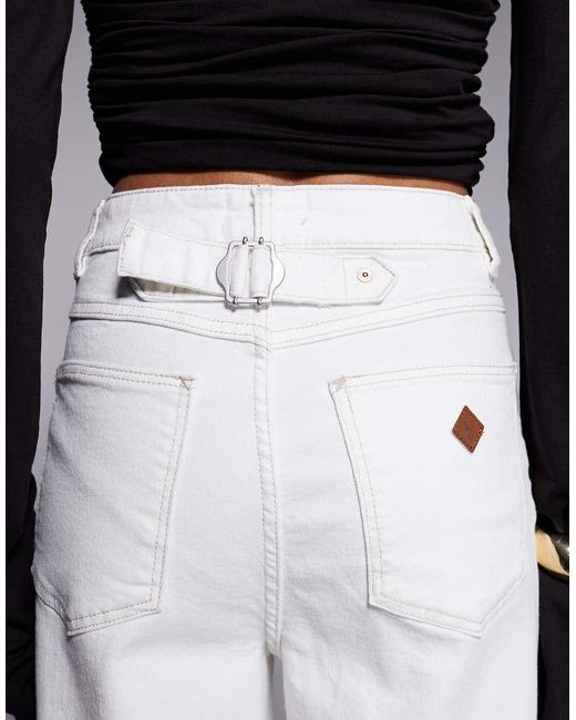 Abrand Jeans Blue Abrand 94 High Waisted Straight Leg Jeans