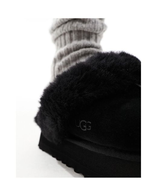 Ugg Black Disquette Slippers