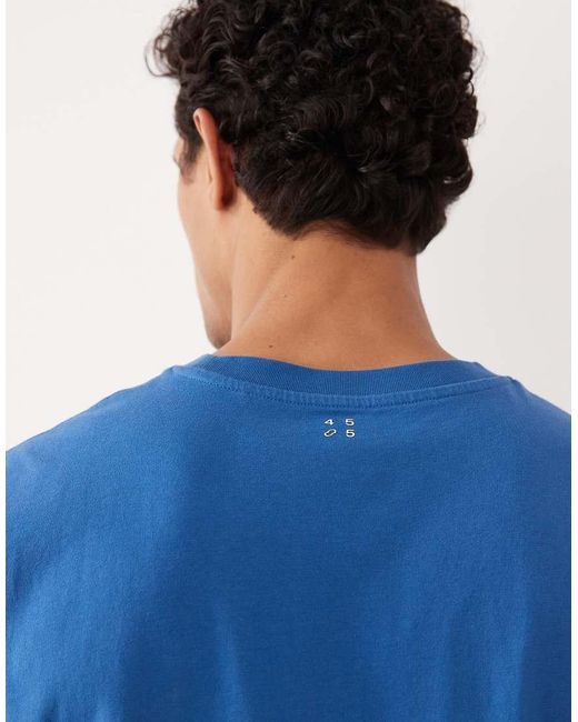 4505 Blue Icon Cotton Oversized Pump Training Tank With Quick Dry Finish for men