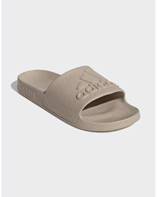 Adidas Originals Gray Adilette Aqua Slides