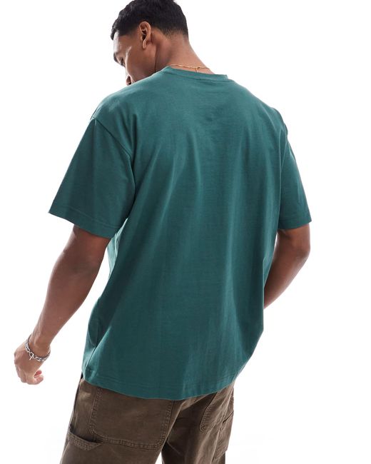 Cotton On Cotton on – kastiges basic-t-shirt in Blue für Herren