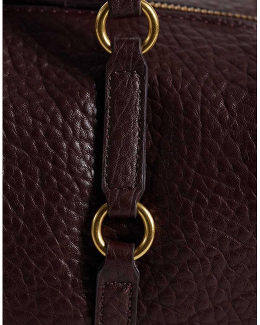 Mango Purple Shoulder Bowling Bag