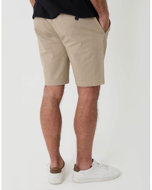 Threadbare Natural Elasticated Waist Stretch Chino Shorts for men