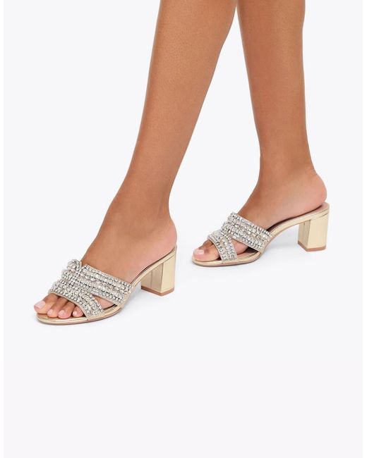 Carvela Kurt Geiger White Pageant Block Heeled Sandals