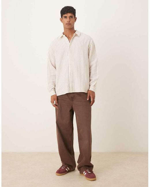 ASOS White Oversized Shirt for men