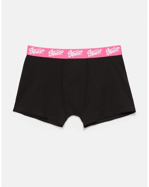 Pull&Bear Black Pack Of 3 Boxers for men