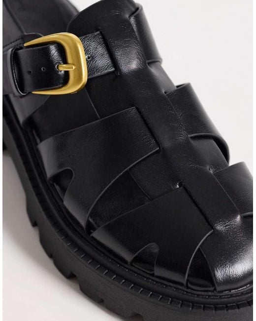 ASOS Black Magic Chunky Fisherman Shoes