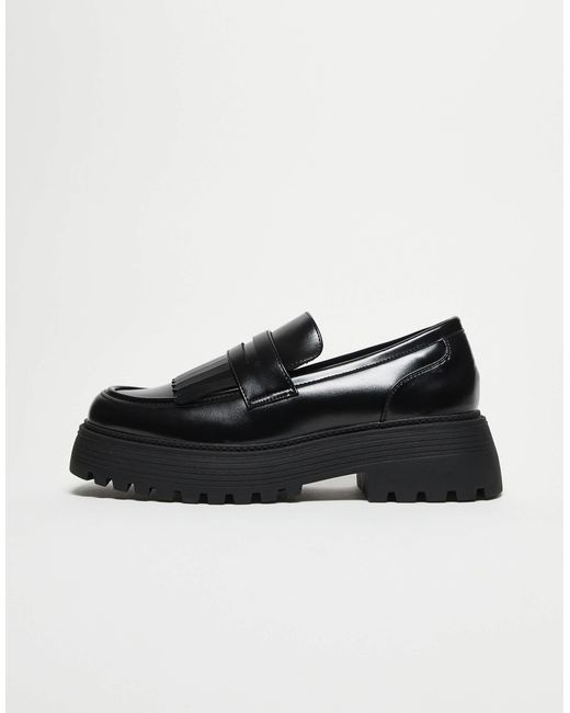 ASOS Black Chunky Loafers for men