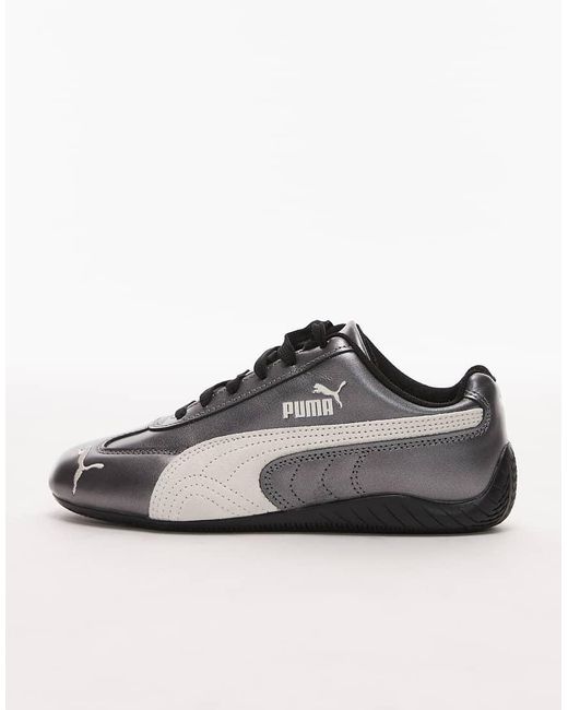 PUMA White Speedcat Sneakers