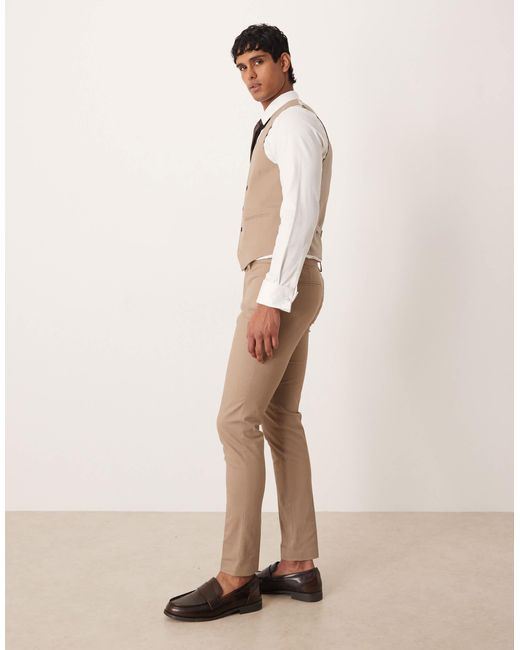 Pantalon ASOS pour homme en coloris Natural