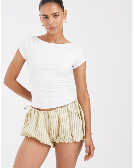 ASOS White Bubble Short Co Ord
