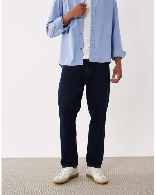 Mango Natural Bob 100% Cotton Straight Leg Jeans for men
