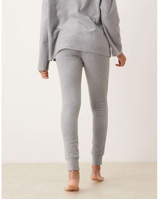 ASOS Natural Asos Design Maternity Lounge Mix & Match Lightweight Fleece legging