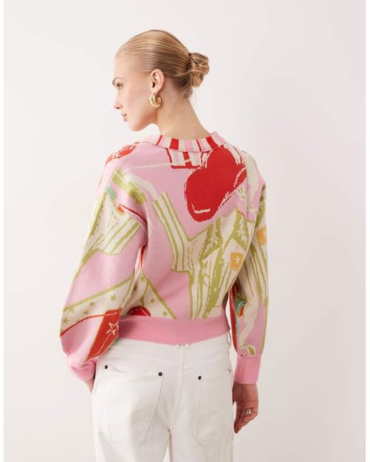 Never Fully Dressed Pink Cardigan