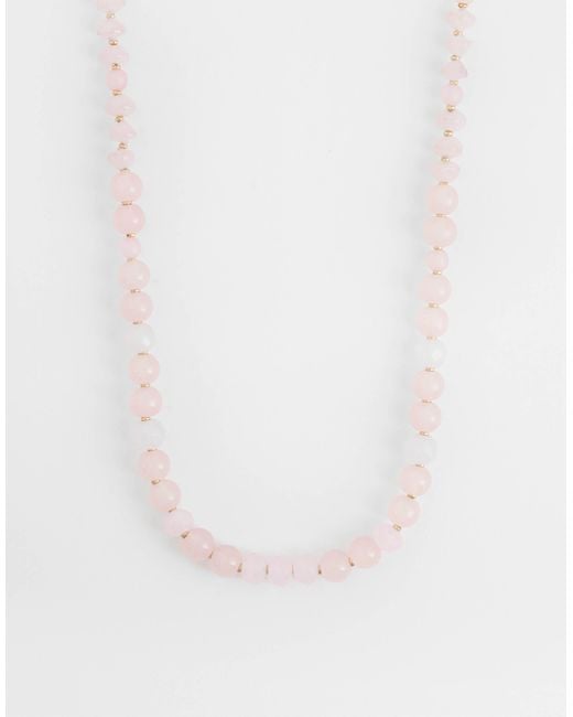 Lydia - collier Accessorize en coloris White