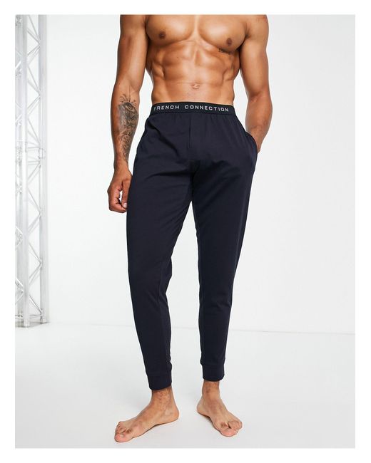 French Connection Blue Lounge Pants for men