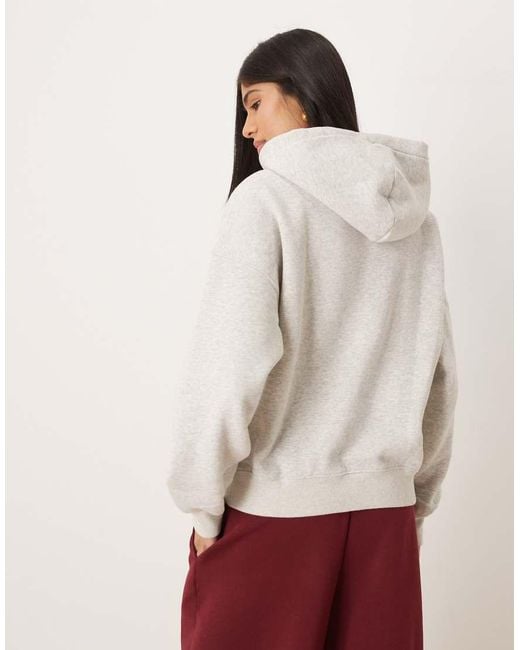 Abercrombie & Fitch Gray Holiday Graphic Hoodie