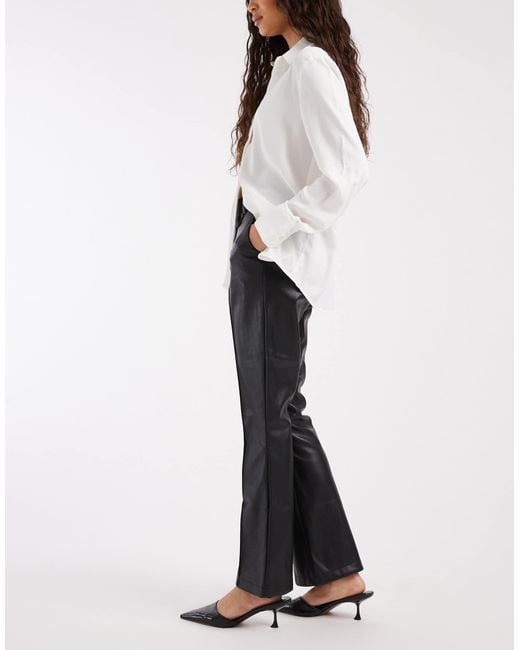 ASOS Black Kick Flare Trousers