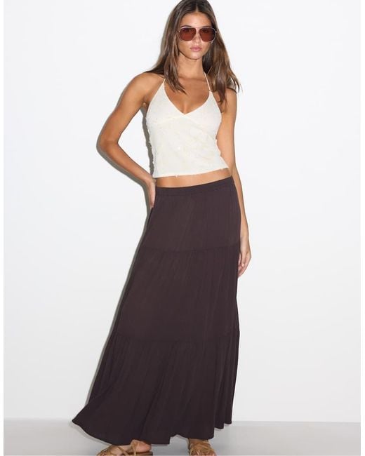 Stradivarius Purple Embroidered Sequin Halter Top
