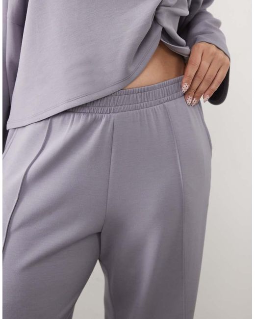 ASOS Black Asos Design Curve Cupro Wide Leg jogger