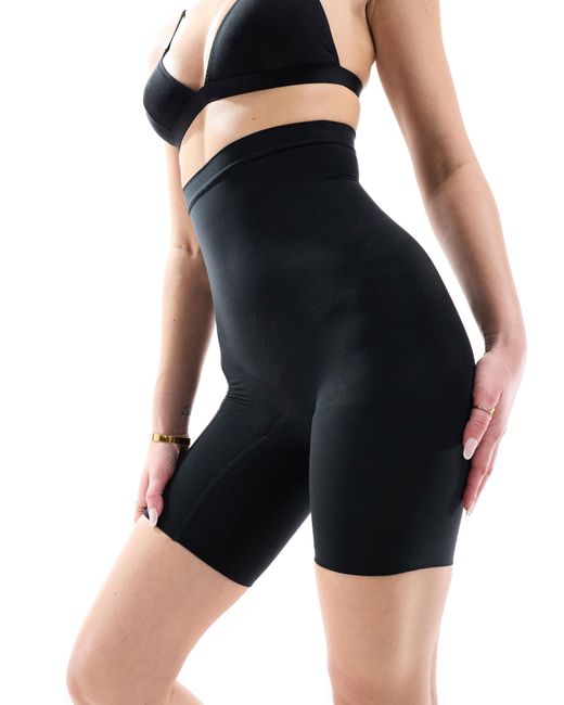 Spanx Black Seamless Power High Waisted Short