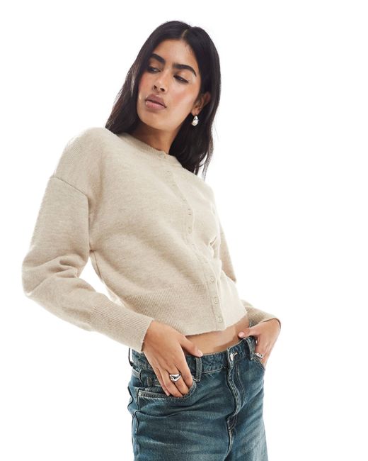Daisy Street Natural – taillierte strickjacke
