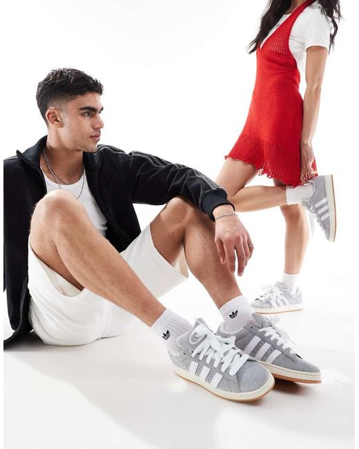 Adidas Originals Black Campus 00's Gum Sole Trainers