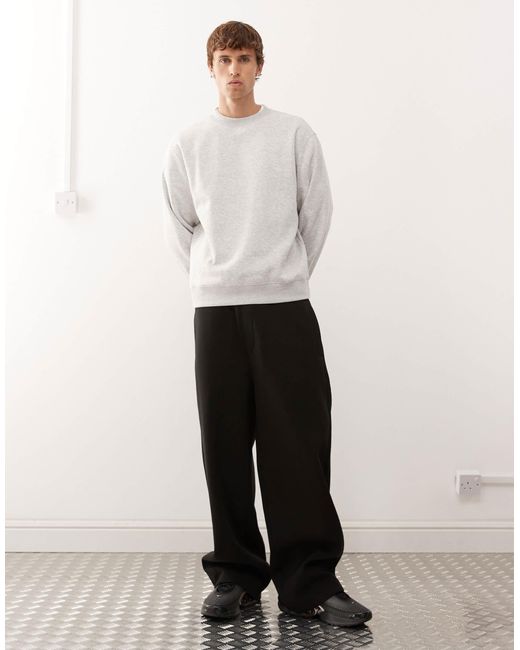 Sweat classique - chiné Weekday pour homme en coloris White