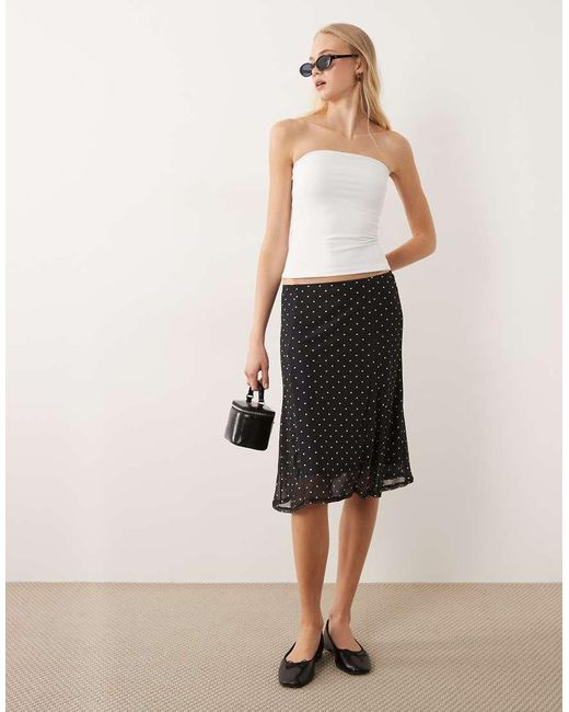 Cotton On White Hold Me Longline Tube Top