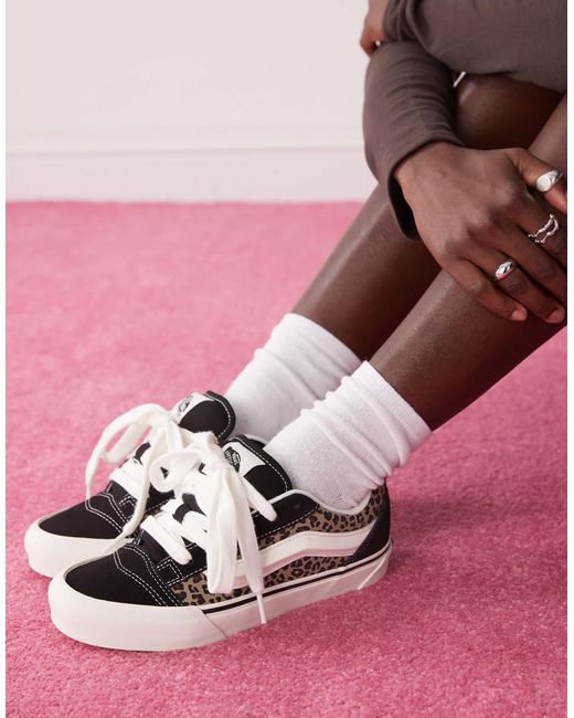 Vans Pink – knu skool – klobige sneaker
