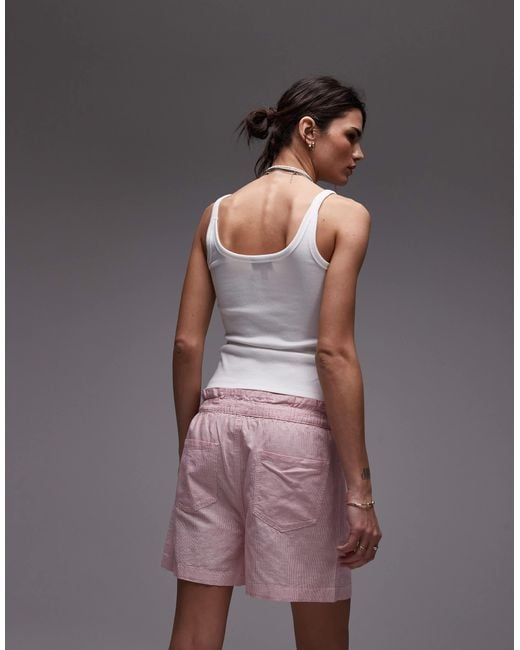 Tommy Hilfiger Multicolor – boxershorts aus leinen mit und weißen streifen